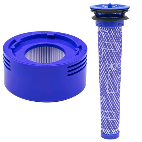 VISFIN ダイソン 掃除機用フィルターV7 V8 SV10 SV10D SV10K SV11 HH11シリーズ用掃除機タフィルタプレフィルタとシリンダモ